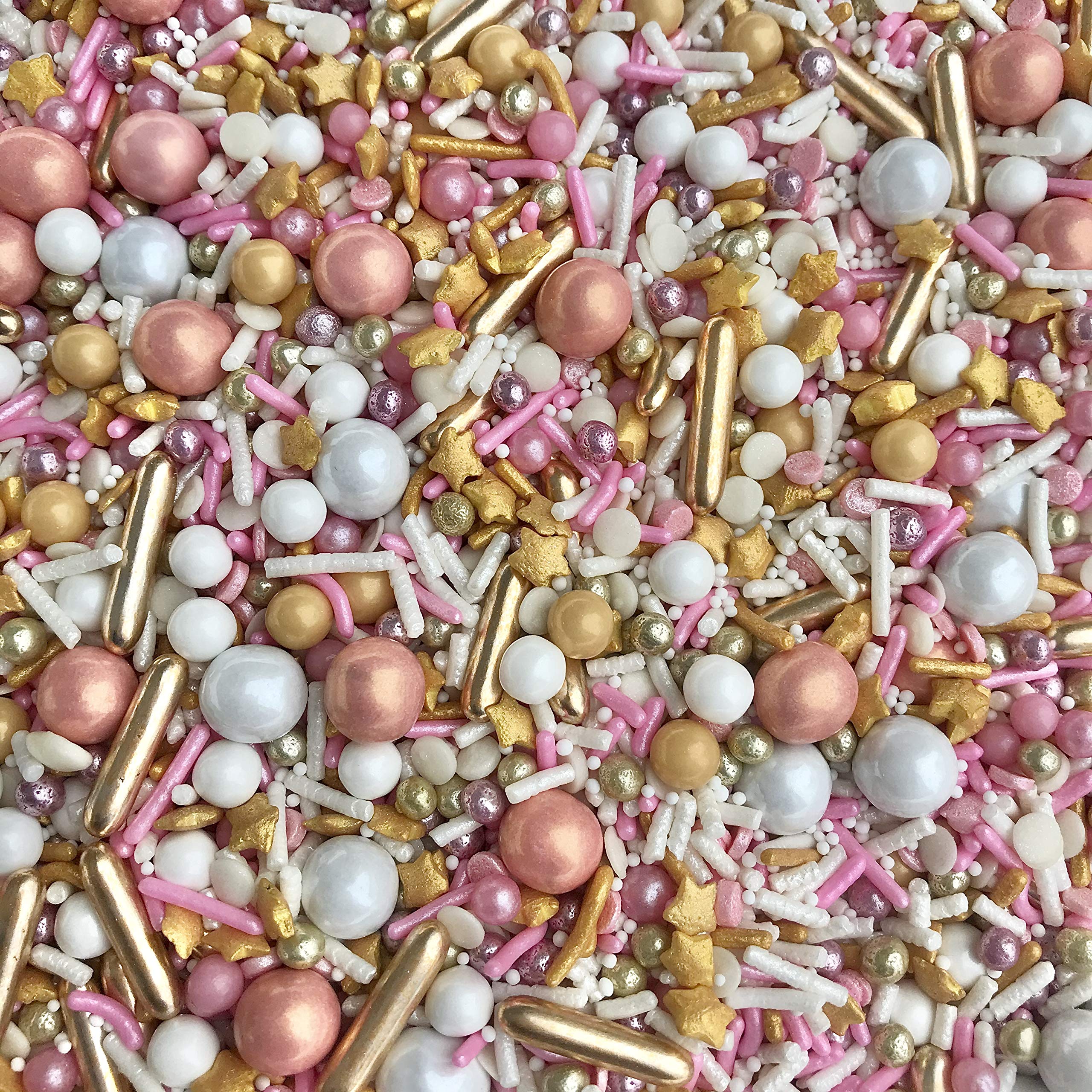 Rose Gold Sprinkles / Vintage Rose Gold Sprinkle Mix Pink Gold Sprinkles Cake Etsy The The