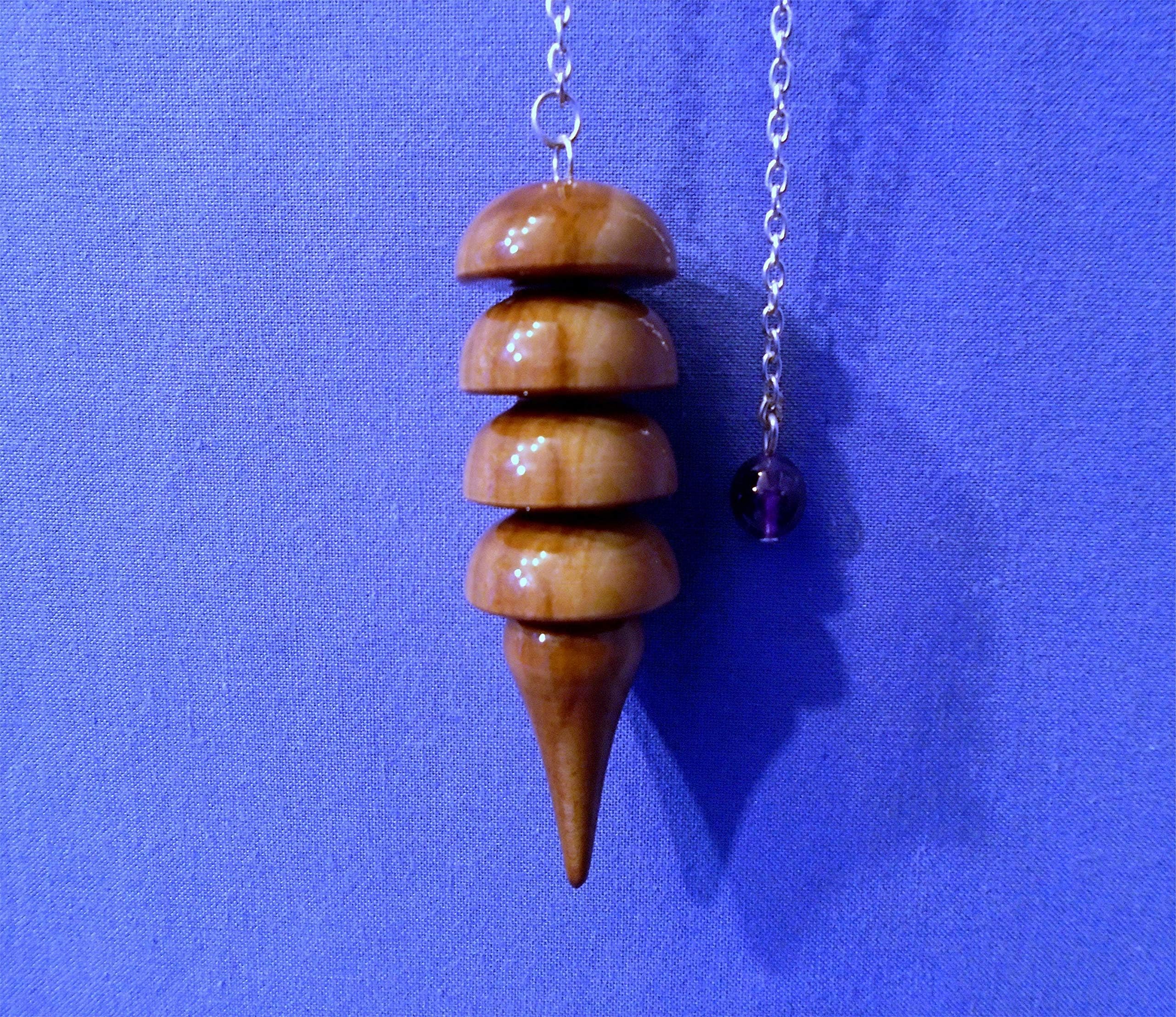 Handmade Wooden Dowsing Pendulum *Osiris* Made in Apple
