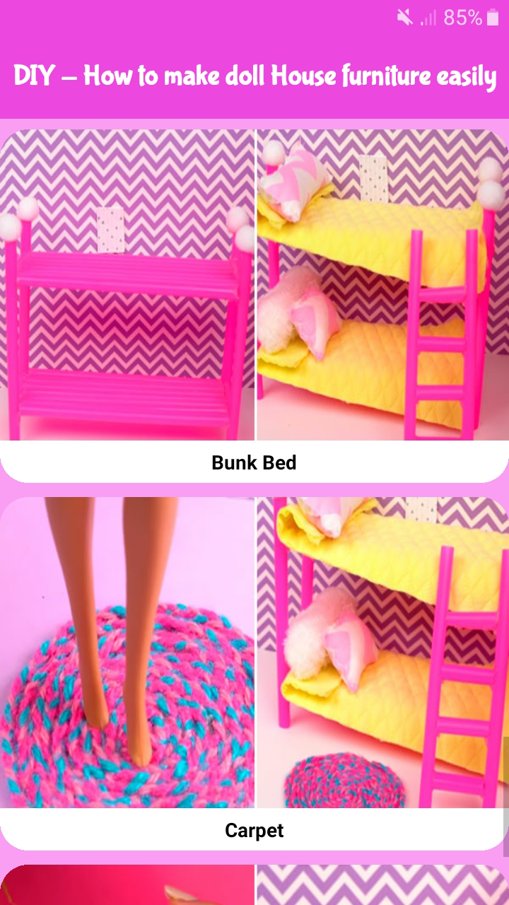 DIY How to make doll furniture for Android
