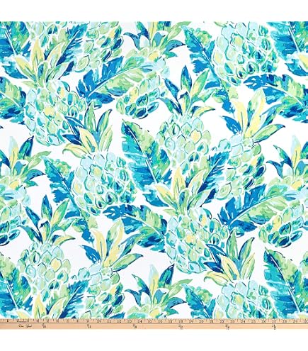 Richloom Soprano Lemongrass Oriental Floral Fabric – 100% Cotton Upholstery/Drapery (Sold By Yard)
