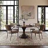 Nuloom Hillstone Collection 4' x 6' Area Rug, Traditional Vintage Distressed Medallion, Thick and Soft, Durable Non-Shedding 