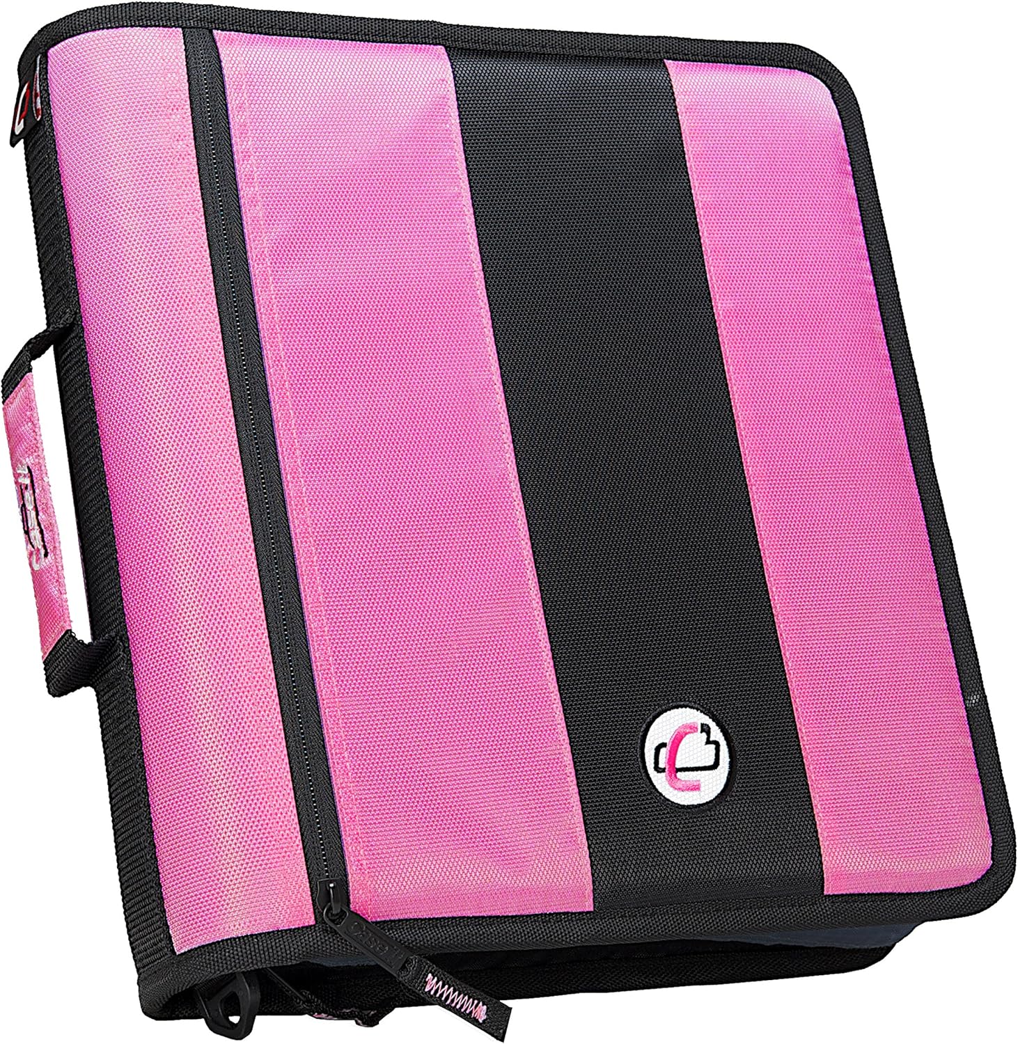Caseit 2Inch Ring Zipper Binder, Pink, D251PNK18 Amazon.ca