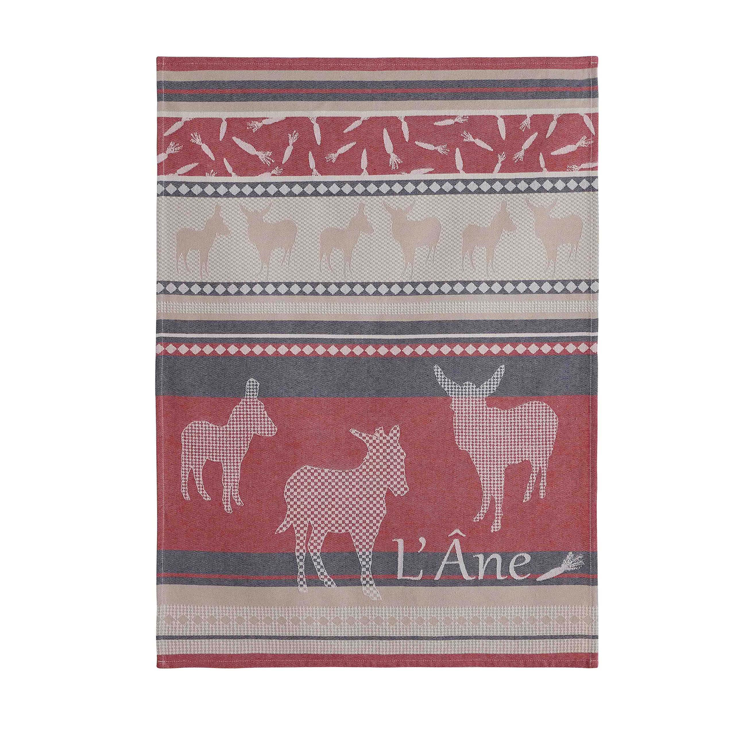 Coucke Le Anes French Cotton Jacquard Towel, 20" x 30", 100% Cotton — image 1