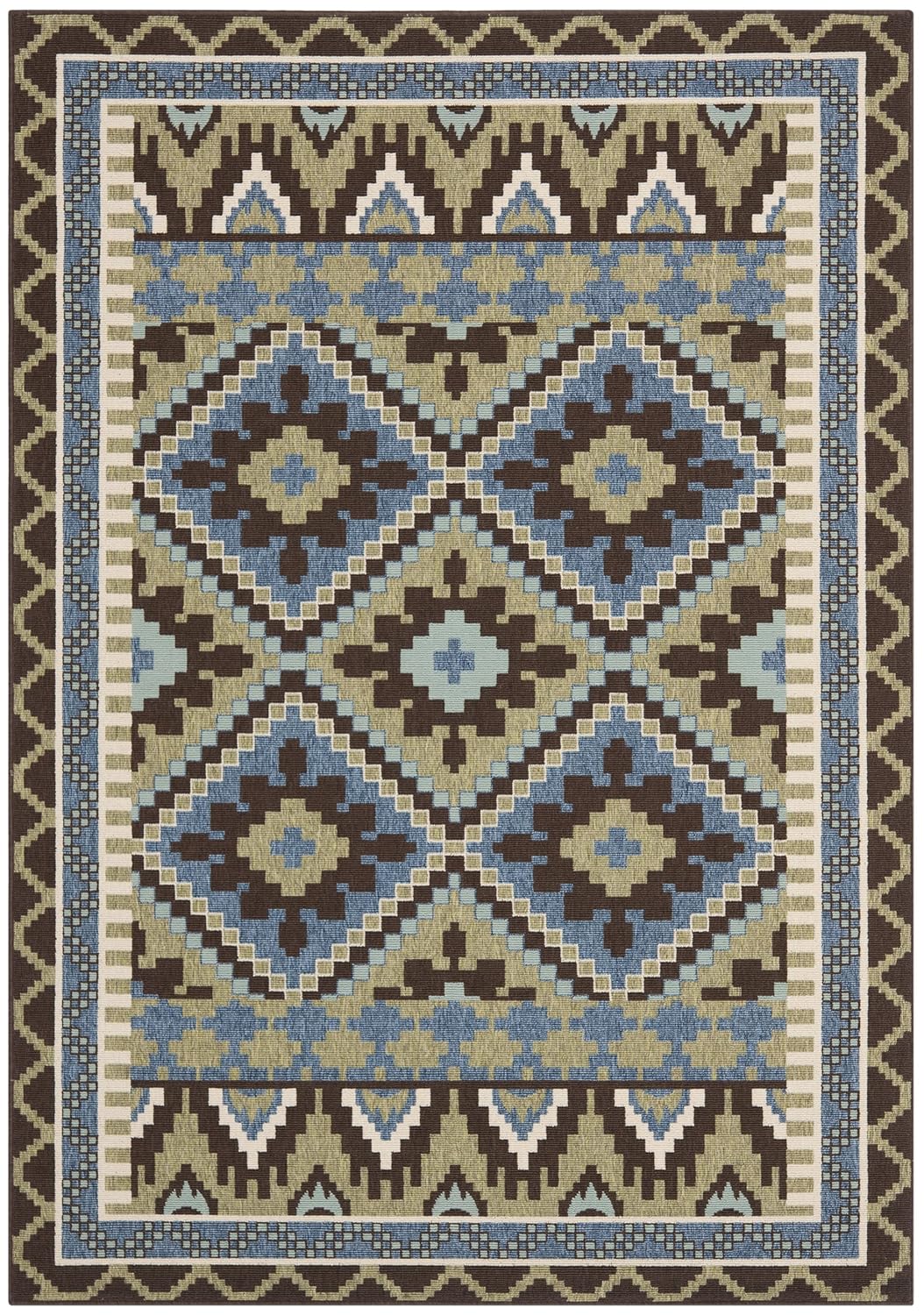 veranda indoor outdoor rug collection on Home Decor Ver096 0742 3 27 X 5 Safavieh Veranda Collection Ver096 0742 Indoor Outdoor Green And Terracotta Contemporary Southwestern Area Rug Home Decor