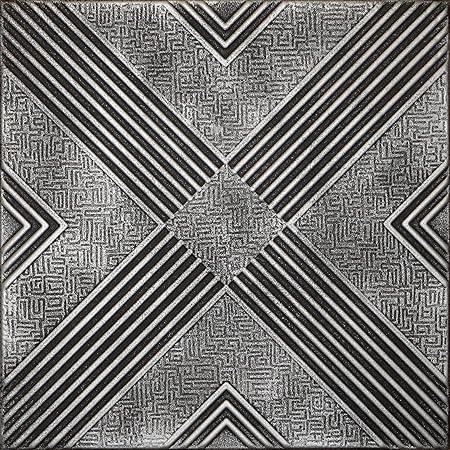 Euro-Deco R34 - Azulejos de Techo de poliestireno con Aspecto de estaño