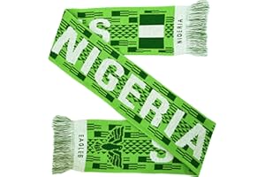 EUROSCARVES Nigeria Soccer Knit Scarf