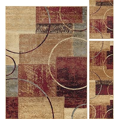 3 Piece Rug Set / 3 Piece Rug Sets Rugs The Home Depot - Available in runners, scatters, 5x8 area rugs, 8x10 area rugs and other popular sizes, this transitional style features modern brushstroke inspired stripes of bold contemporary.