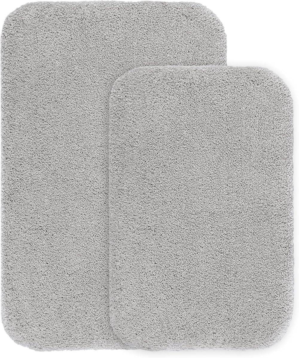 Non Slip Bath Mat 2 Pack Ultra Thick Microfiber 40x60cm 50x80cm
