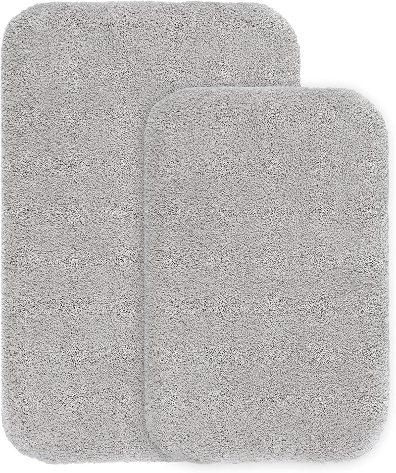 Non Slip Bath Mat 2 Pack Ultra Thick Microfiber 40x60cm 50x80cm