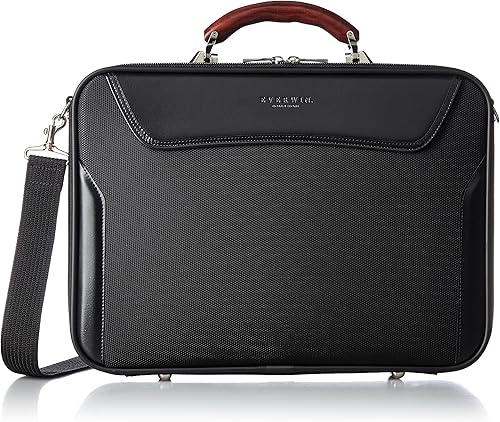 Amazon Co Jp エバウィン 日本製 ビジネスバッグ アタッシェケース サイズ収納可 Ew ブラック シューズ バッグ