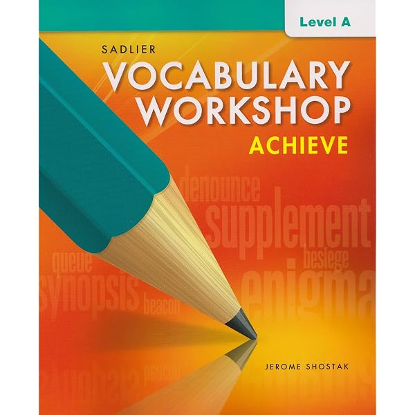 Vocabulary Workshop Achieve Level C Grade 8: Jerome Shostak