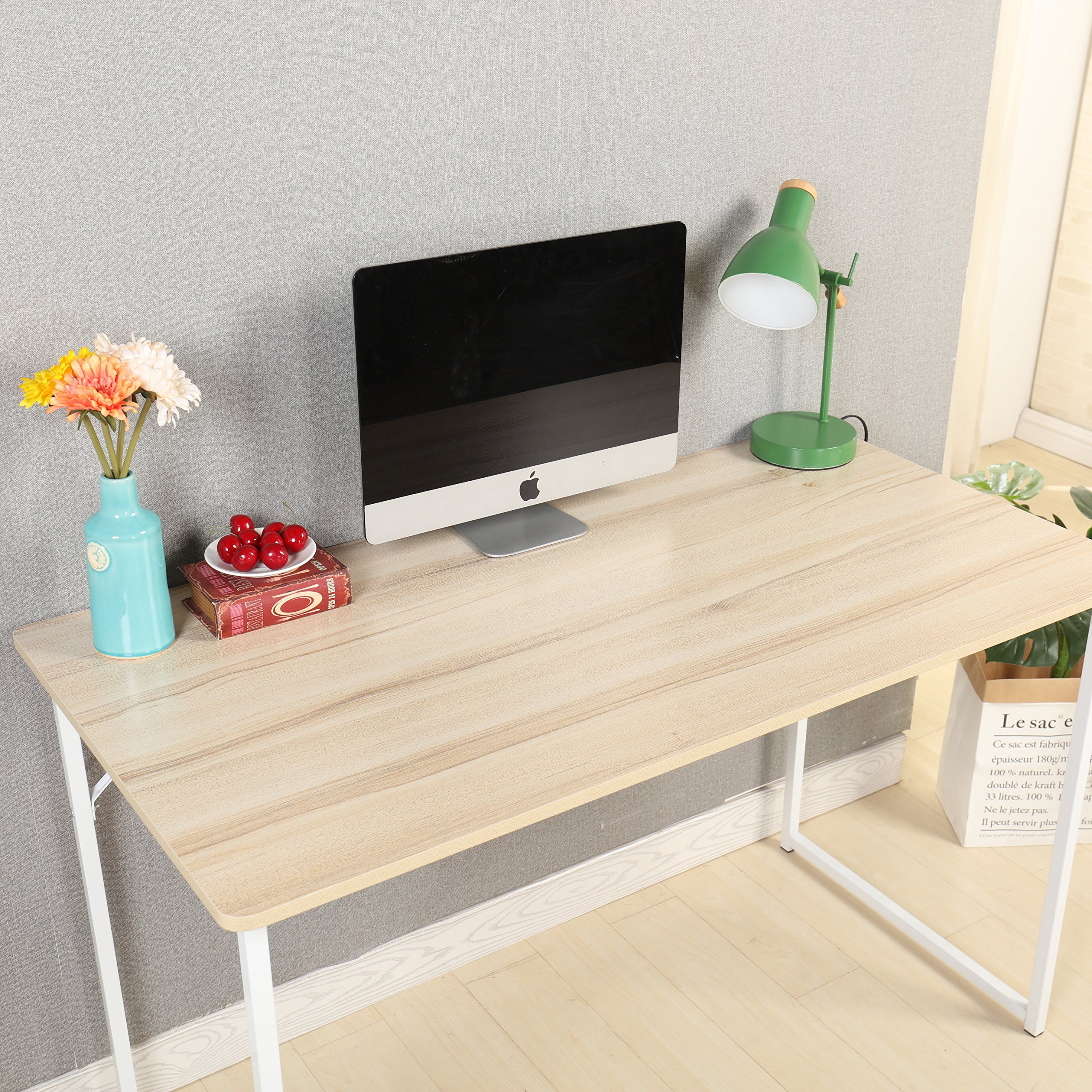 Mr IRONSTONE LShaped Desk Corner Table Computer Desk 59" PC Laptop