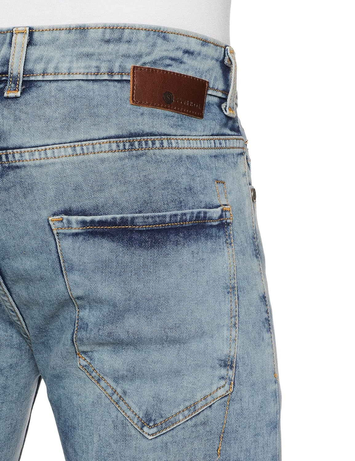 symbol amazon brand men's skinny fit jeans