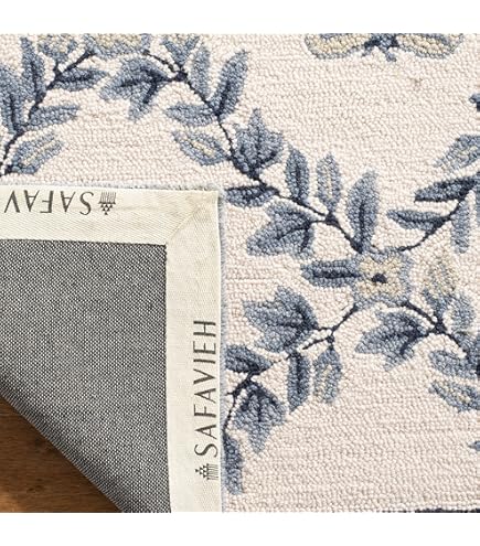 Amazon.com: HF by LT Hydrangeas Rug, 24 x 36 inches, Hand-Hooked