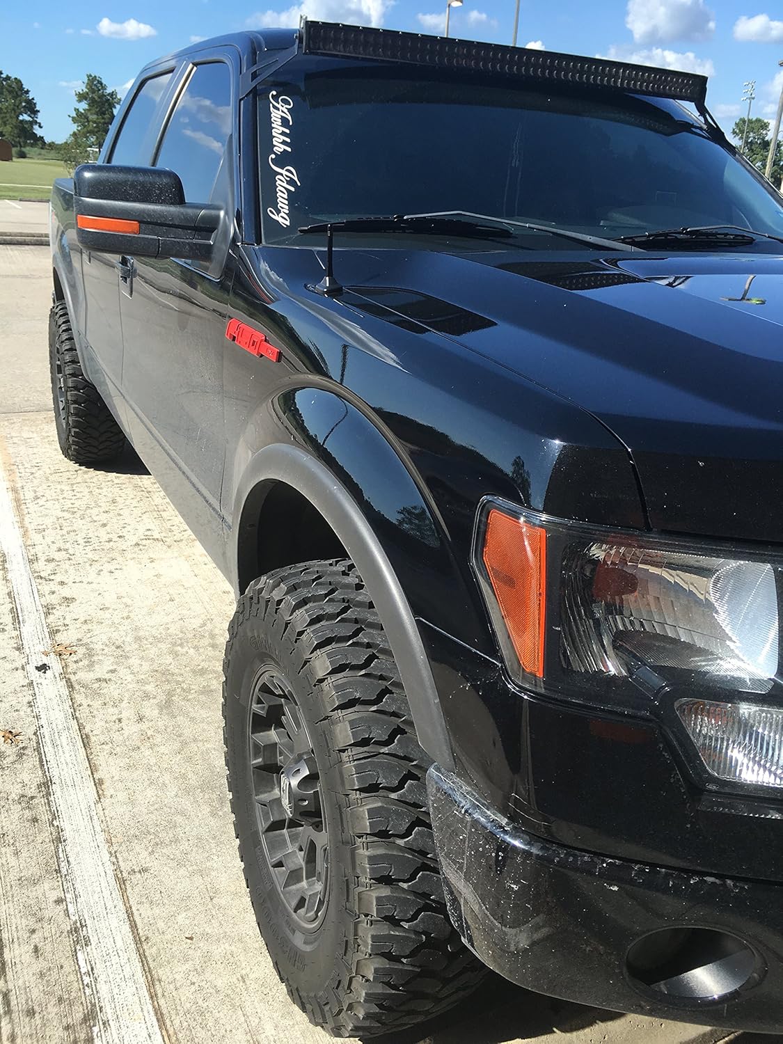 AntennaMastsRus - Made In USA - 4 Inch Black Aluminum Antenna is Compatible with Ford F-150 (2009-2020): Automotive
