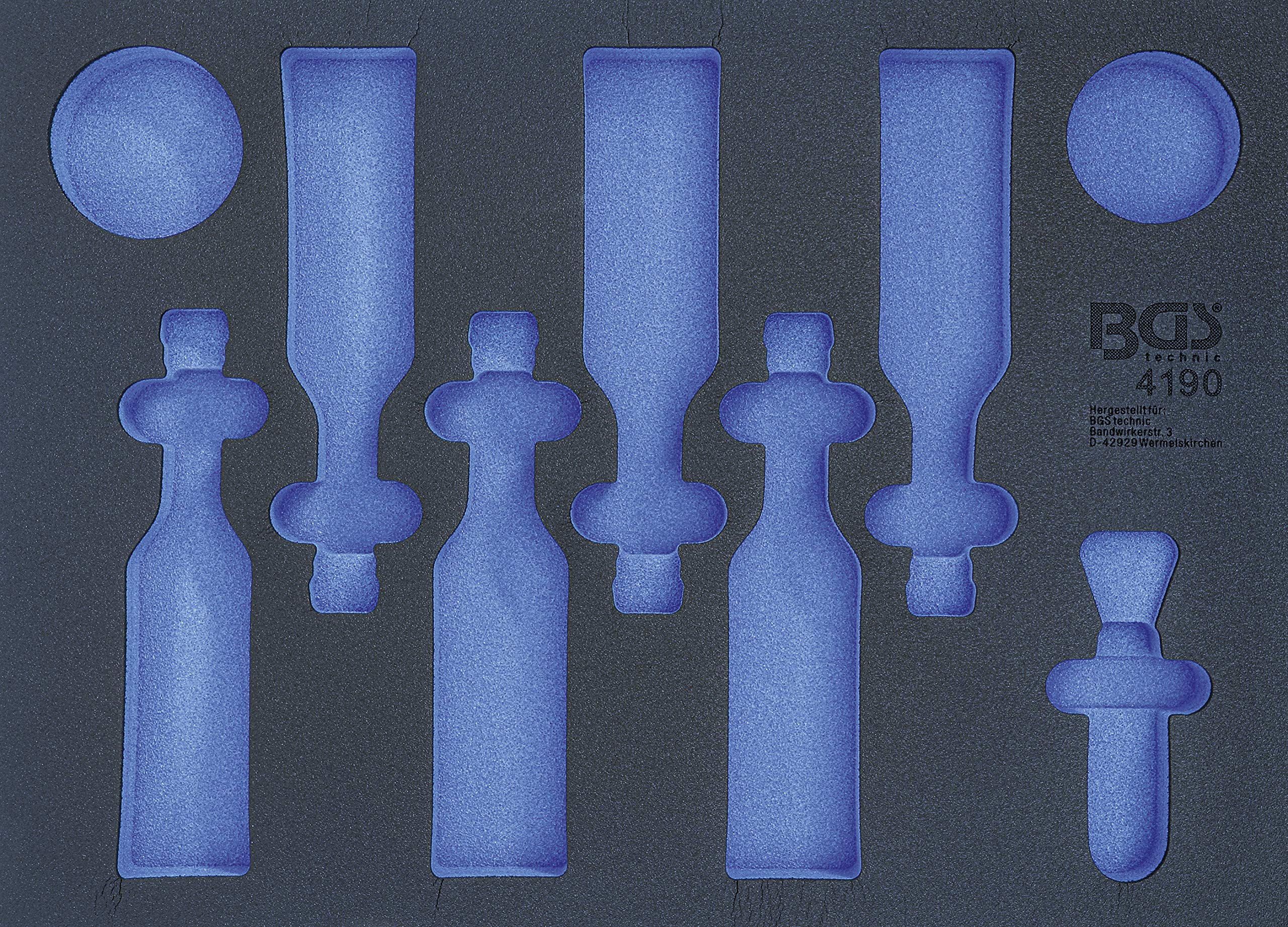 BGS 4190-1 | Tool Tray 3/3 3/3 | empty | for Beer, Chips, Peanuts, Bottle Opener