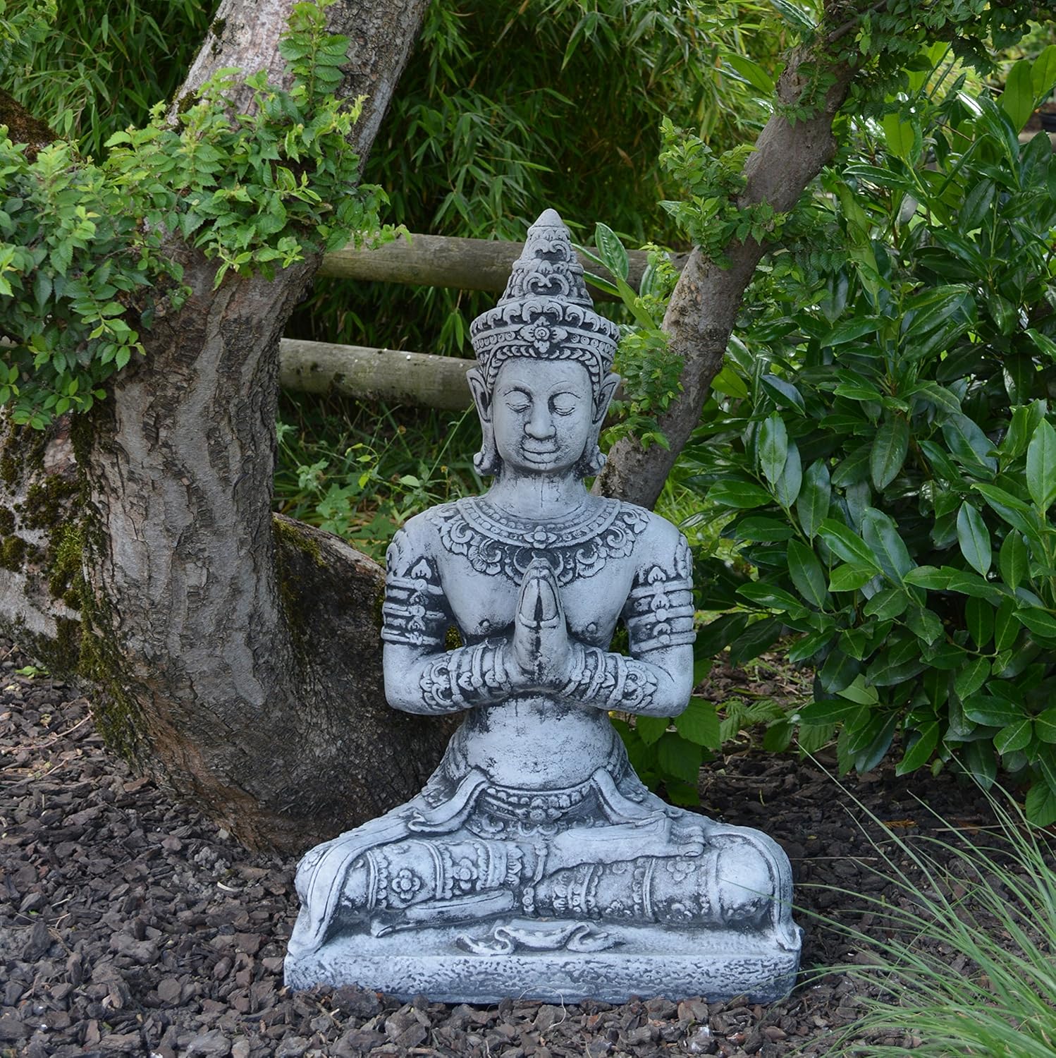 Gold Massiver Stein Buddha Tempelwachter Aus Steinguss Frostfest Raumdeko Gartendeko Sidra Hospital