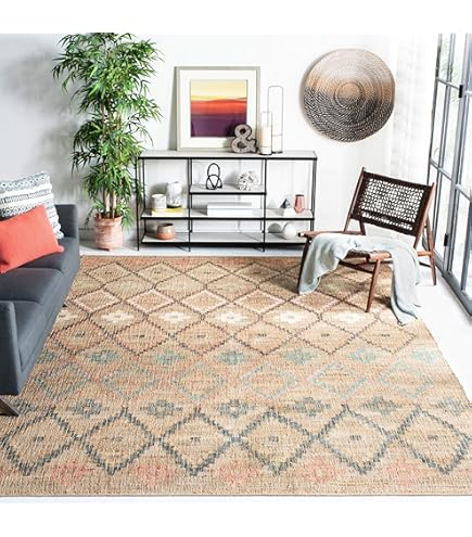 Safavieh Kenya Collection KNY904A Hand-Knotted Wool Area Rug, 6' X