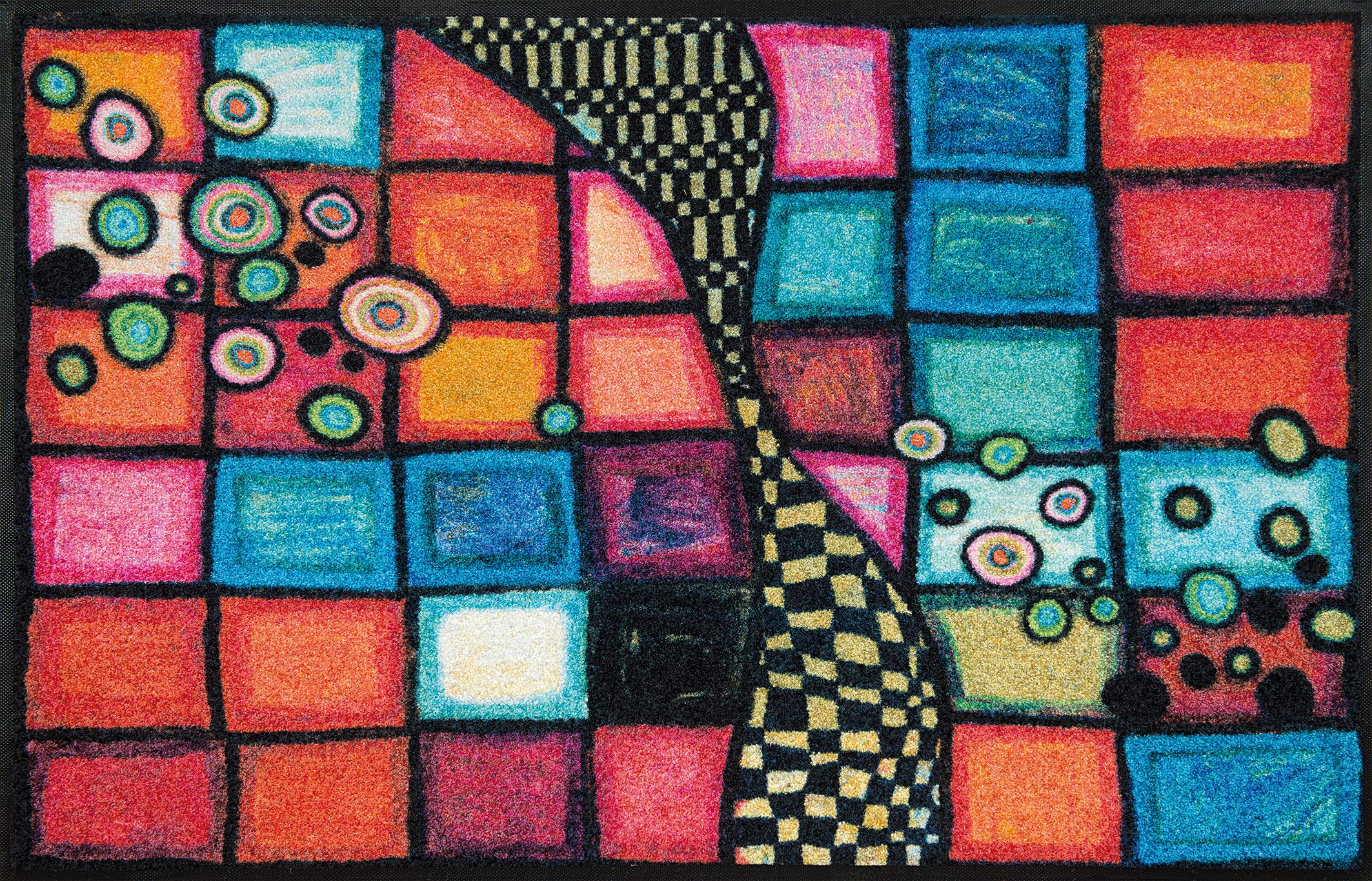 Wash&Dry Doormat, Acrylic Colourful, 75 x 120 cm