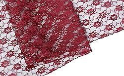 MDS Pack of 15 Yard Bridal Solid Raschel Lace