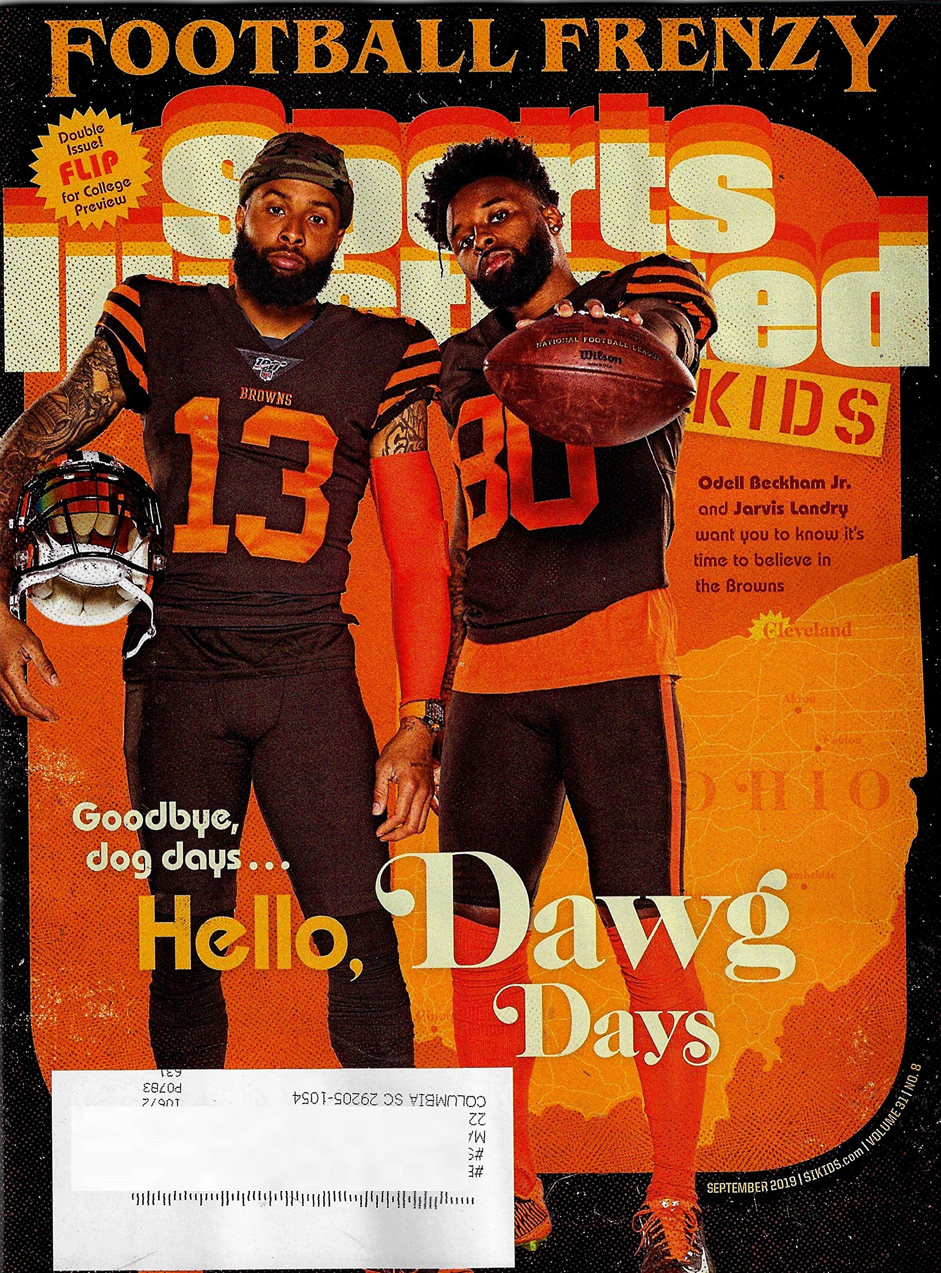 Sports Illustrated Kids Magazine September 19 Odell Beckham Jr Jarvis Landry Cover Sam Ehlinger Texas Qb Amazon Com Books
