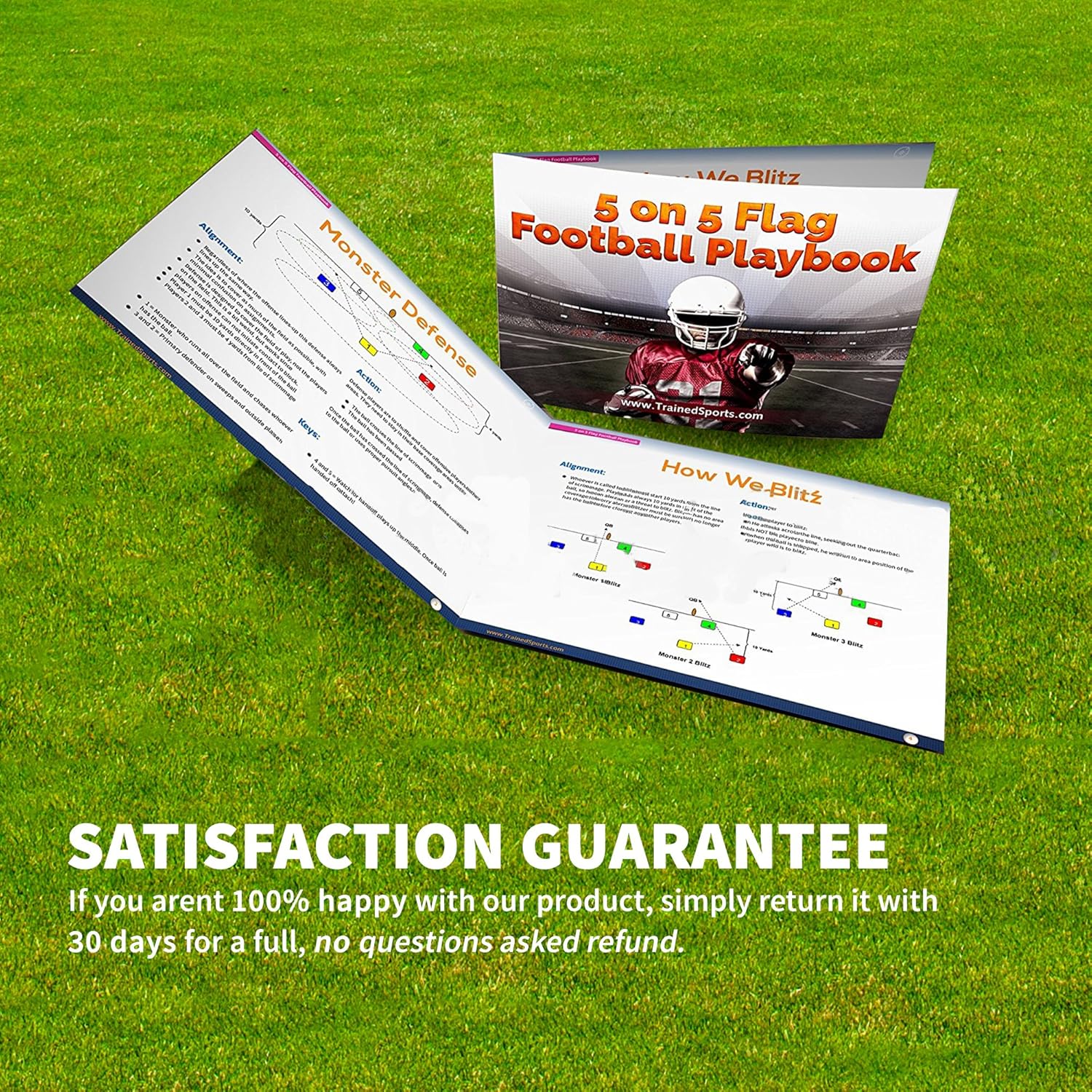 Trained 10 Man Flag Football Set & eBook… : Clothing