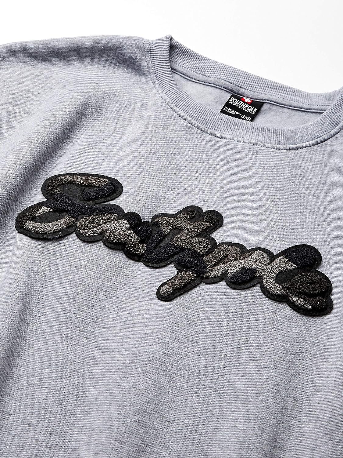 Southpole Men's Fleece Crewneck Sweatshirt: Clothing