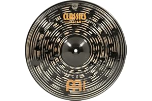 MEINL CYMBALS Meinl 18" Crash Cymbal - Classics Custom Dark - Made in Germany, 2-YEAR WARRANTY (CC18DAC)