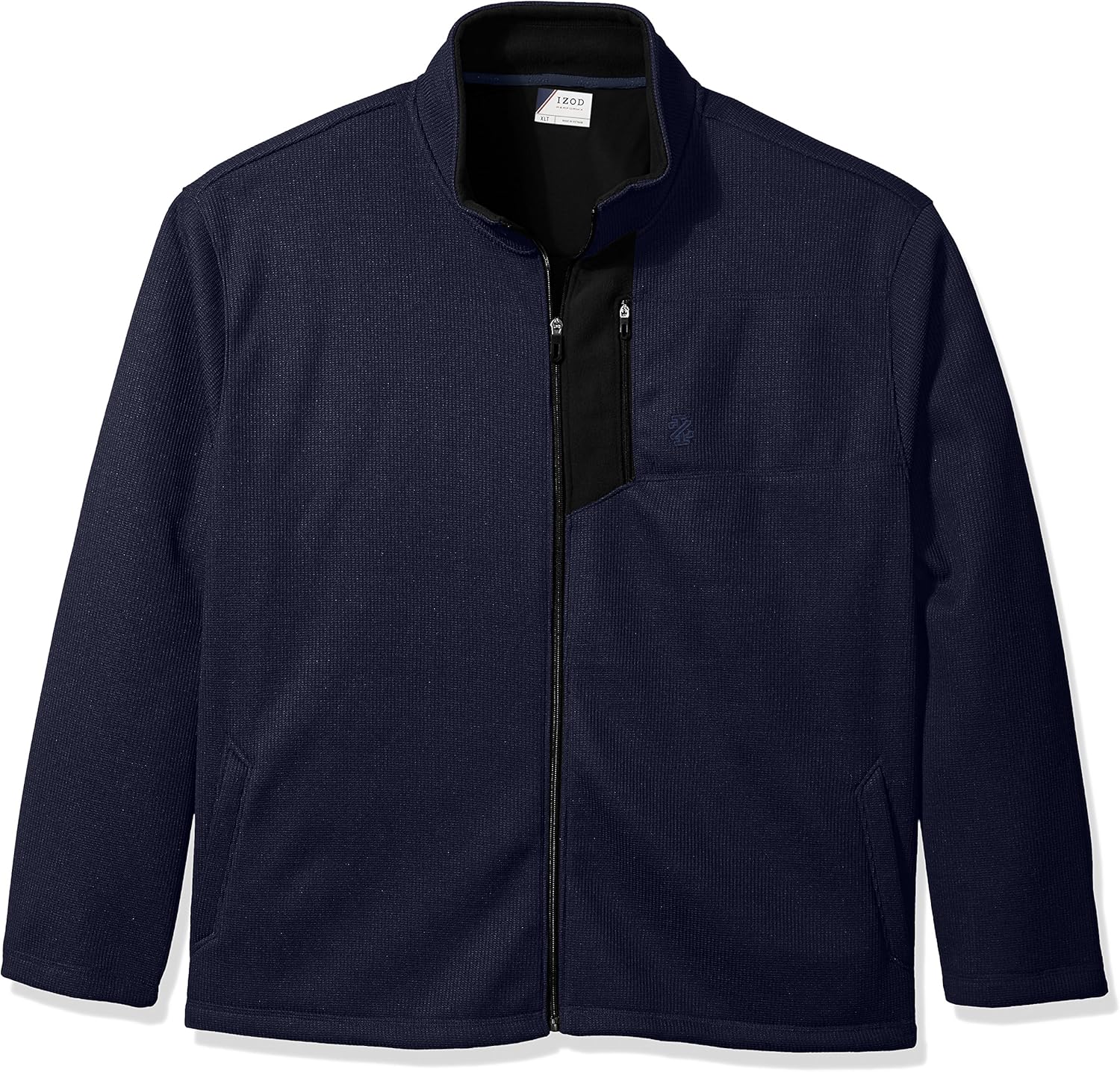 IZOD mens Big and Tall Advantage Performance Full Zip Fleece Jacket at