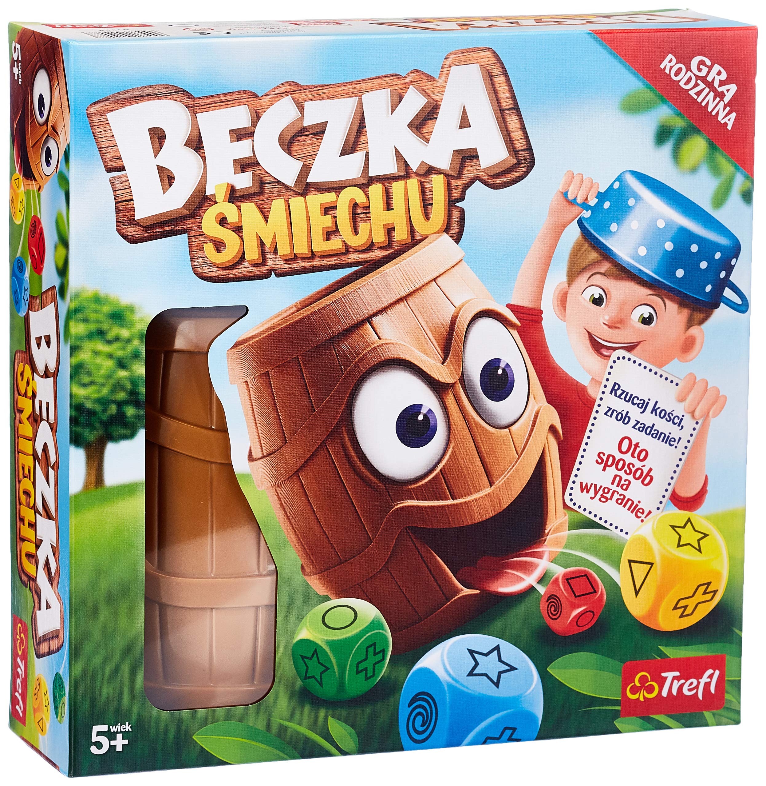 Trefl, Rubbish Barrel Family Book 5 Years and Up