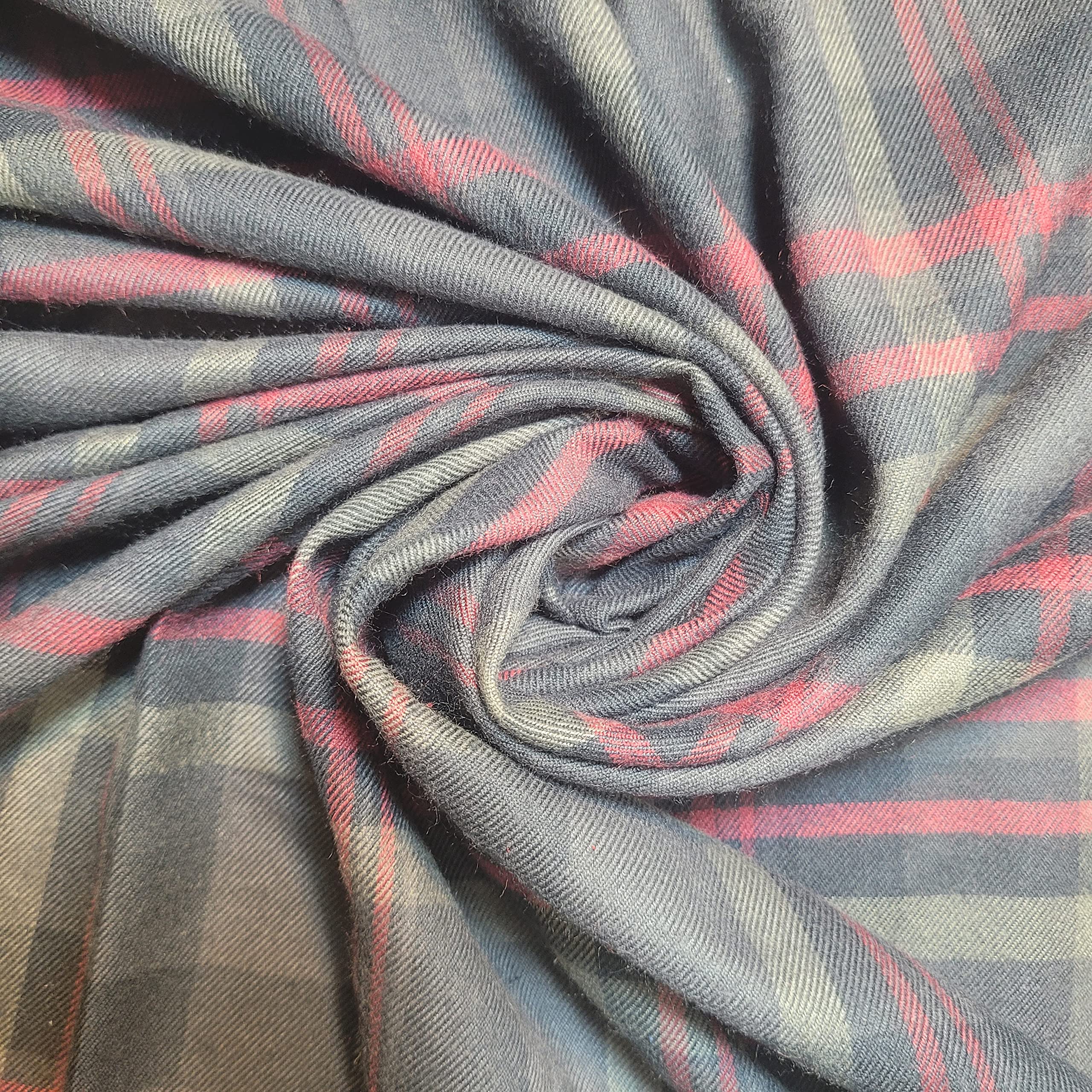 New 100% Brushed Cotton Flannel Fabric Tartan Winceyette Craft Dress Material 44" - 112 cm Wide Sold As 1 Meter Pre - Cut Lengths (Duke of Fife Tartan)