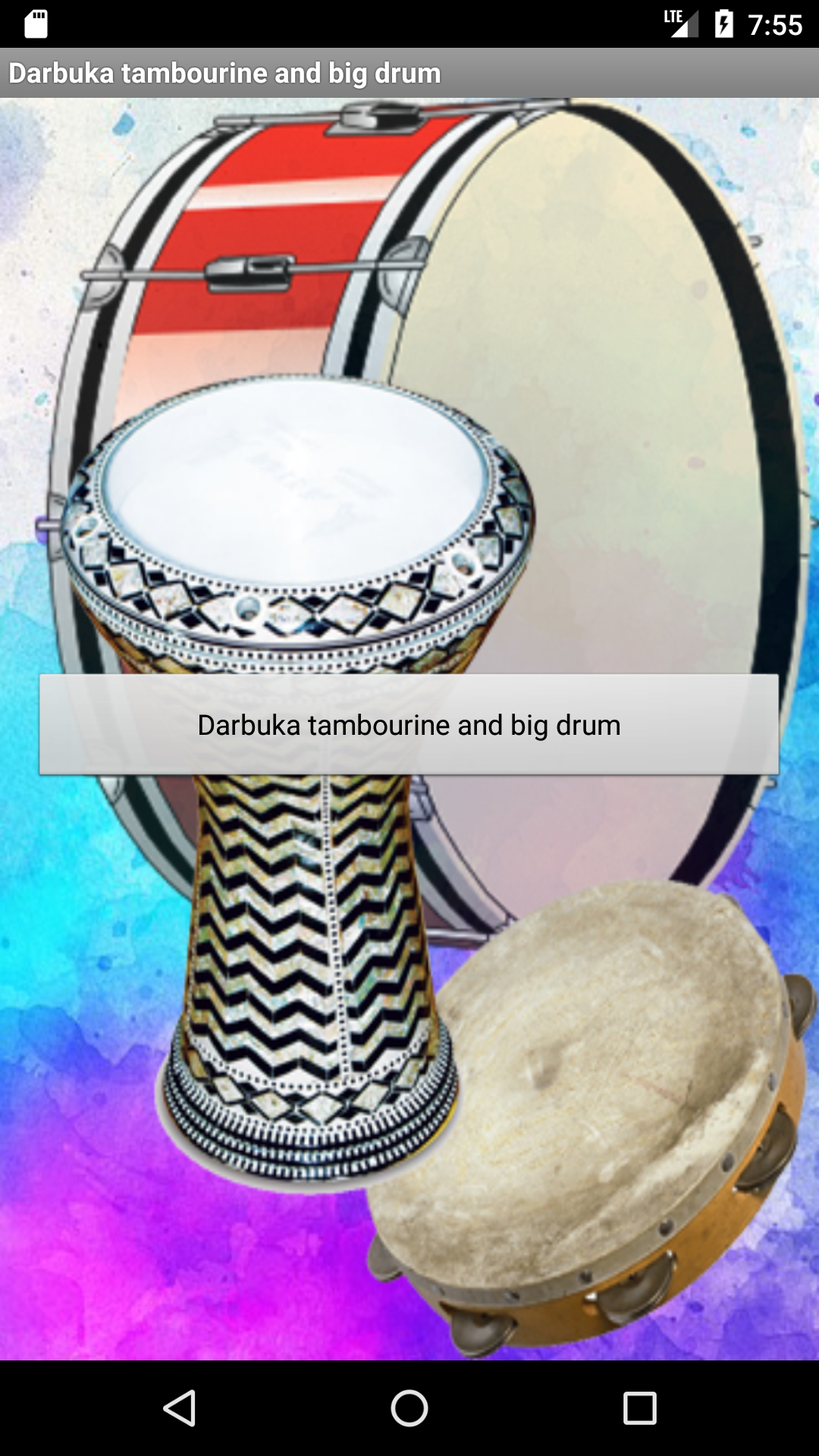 Darbuka  tambourine and big drum PRO - Thumbnail 5