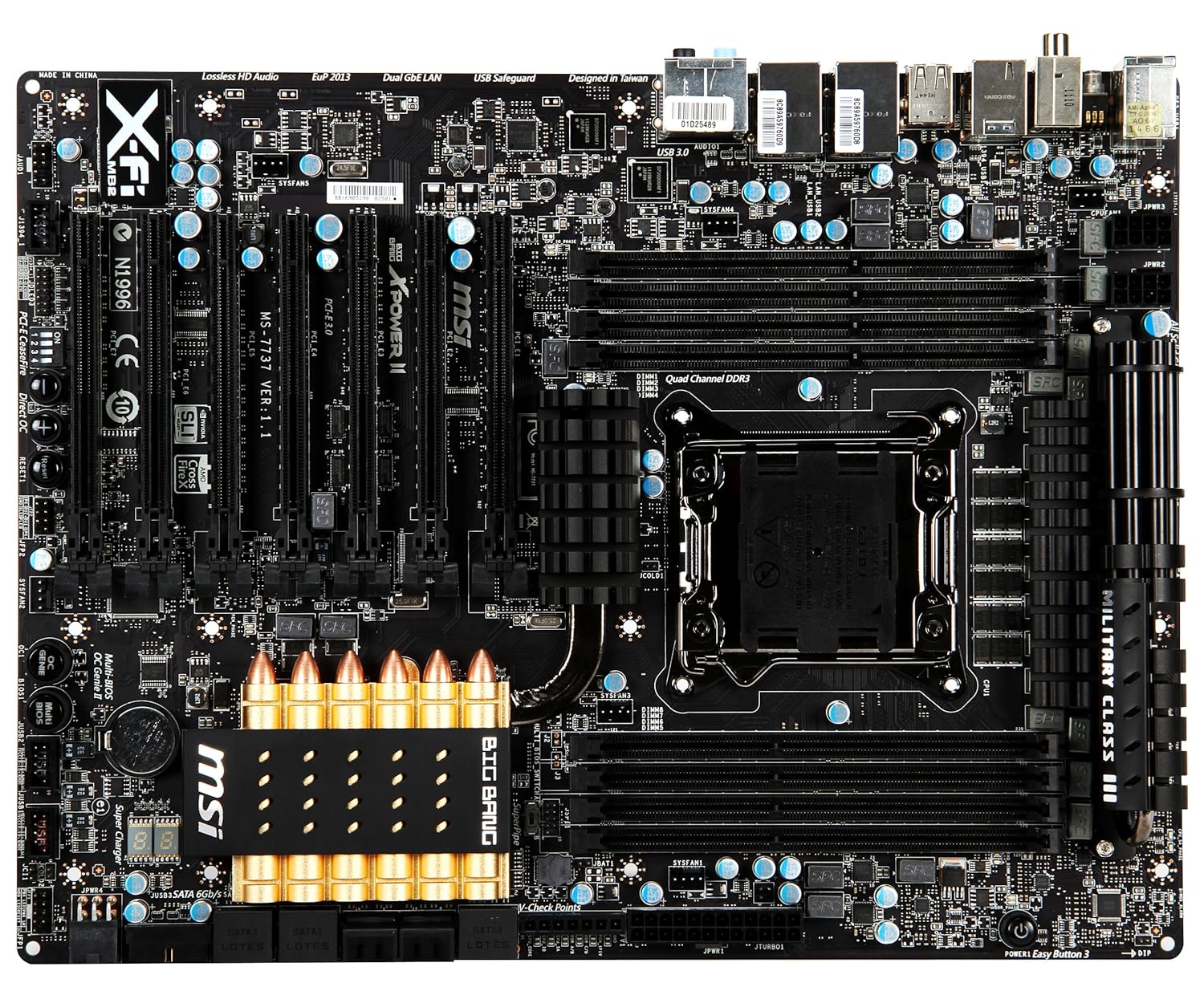 Amazon.com: MSI Computer Corp. BIG BANG-XPower II Intel X79 XL ATX DDR3  2400 Intel-LGA 2011 Motherboards: Computers & Accessories
