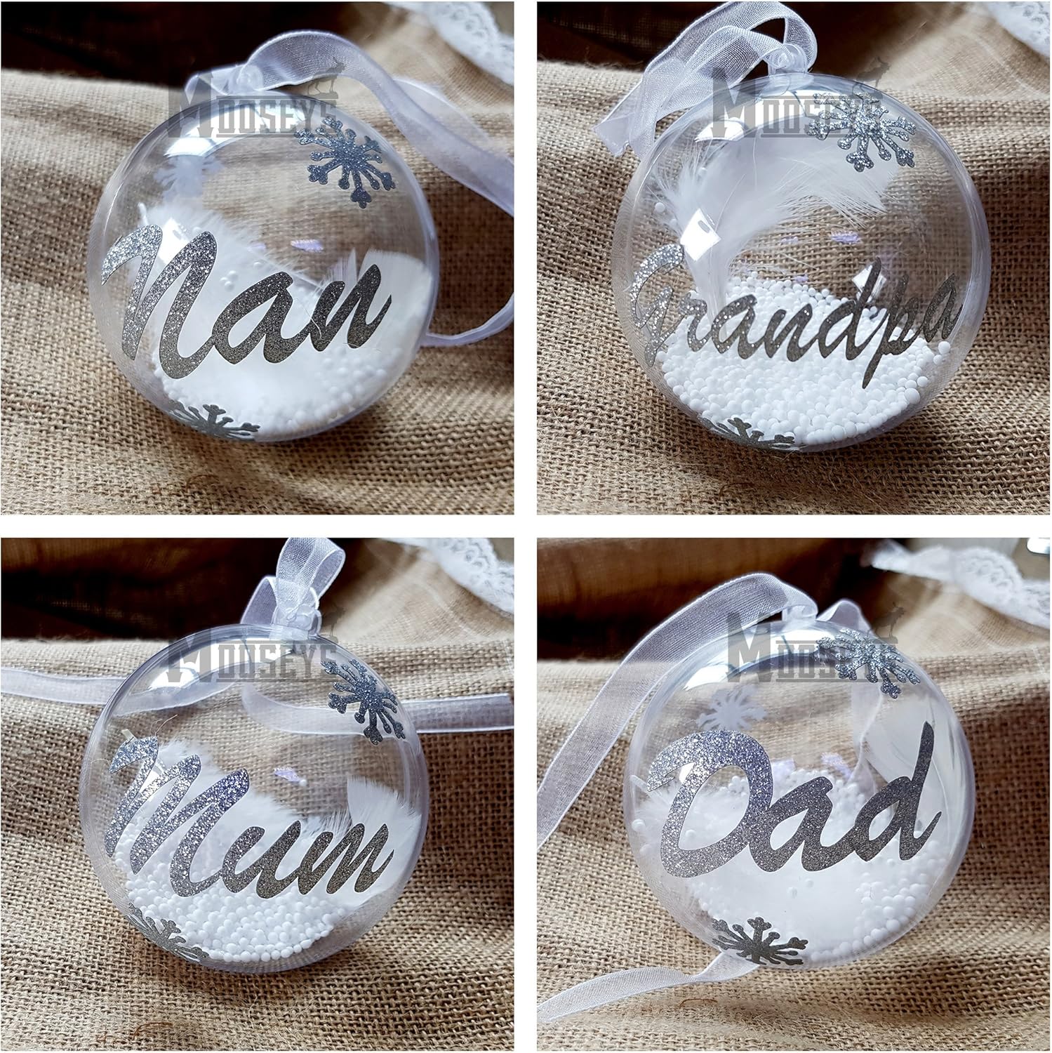 dad memorial christmas bauble