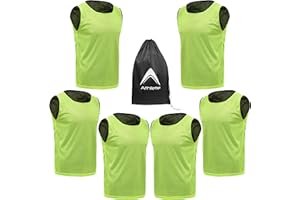 Athllete Mens Basketball 786rev-1 - Reversible Basketball Jersey Set of 6, Youth Practice Jerseys