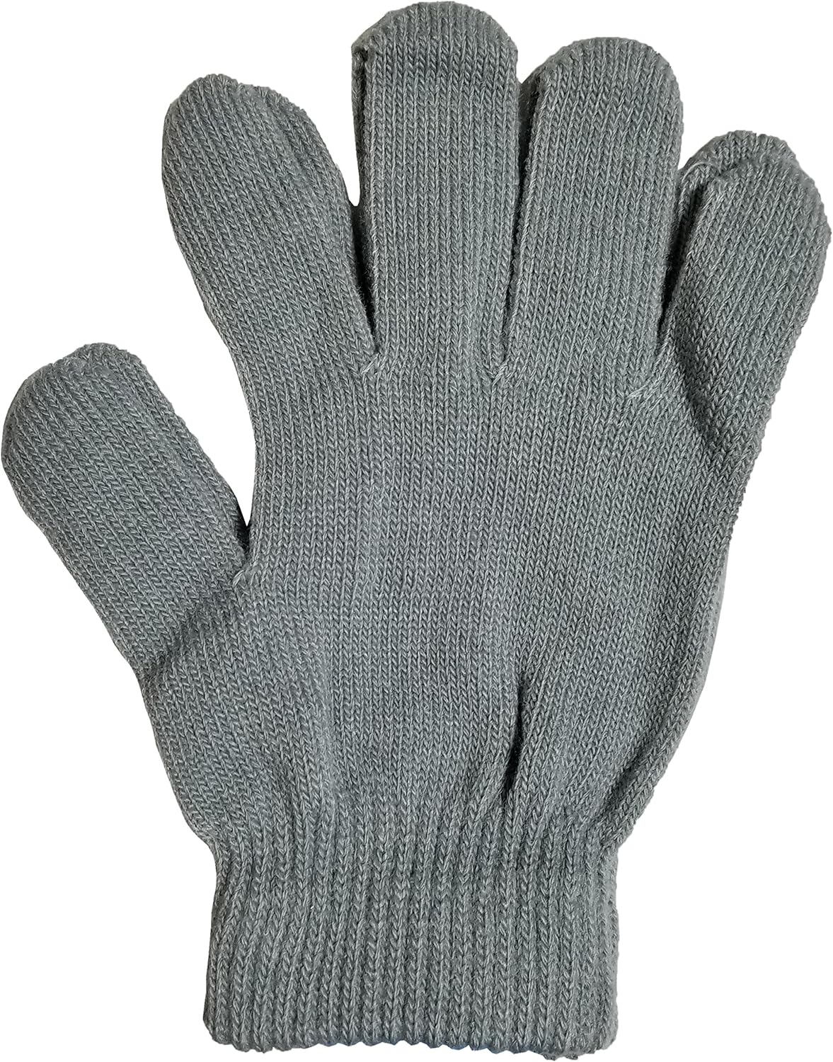 Winter Magic Gloves, 12 Pairs Unisex, Stretchy Warm Knit Bulk Pack One Size Mens Womens, Wholesale (12 Pairs Assorted Solids) at  Men’s Clothing store