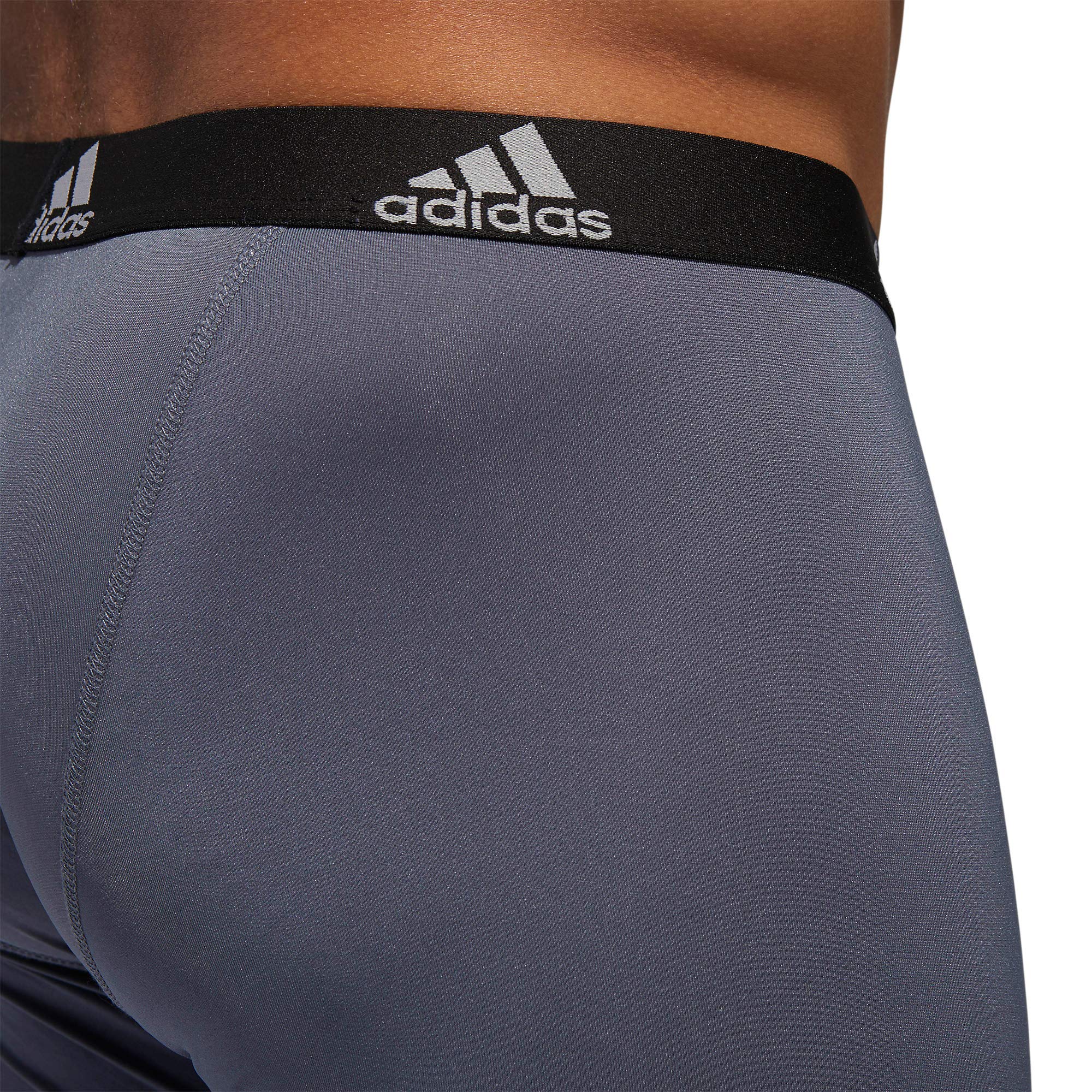 adidas Men's Microfiber Boxer Briefs Underwear (Multipack) Athletic Stretch-Fit
