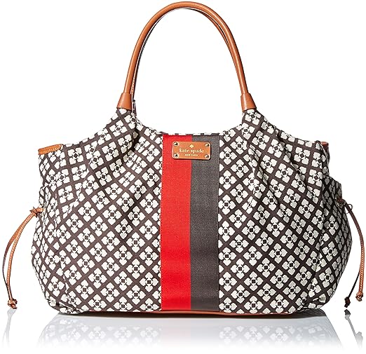 Kate Spade New York Classic Spade Stevie Chocolate Diaper Baby Bag 1523