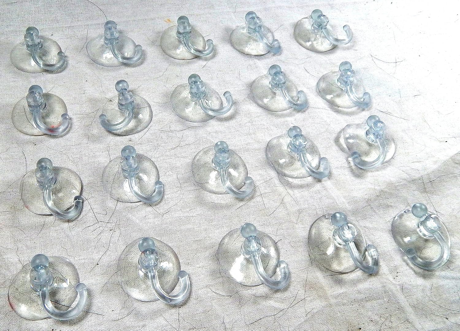 Ganchos Tinas Collection 20 Ventosas con Gancho de Plástico Ganchos de