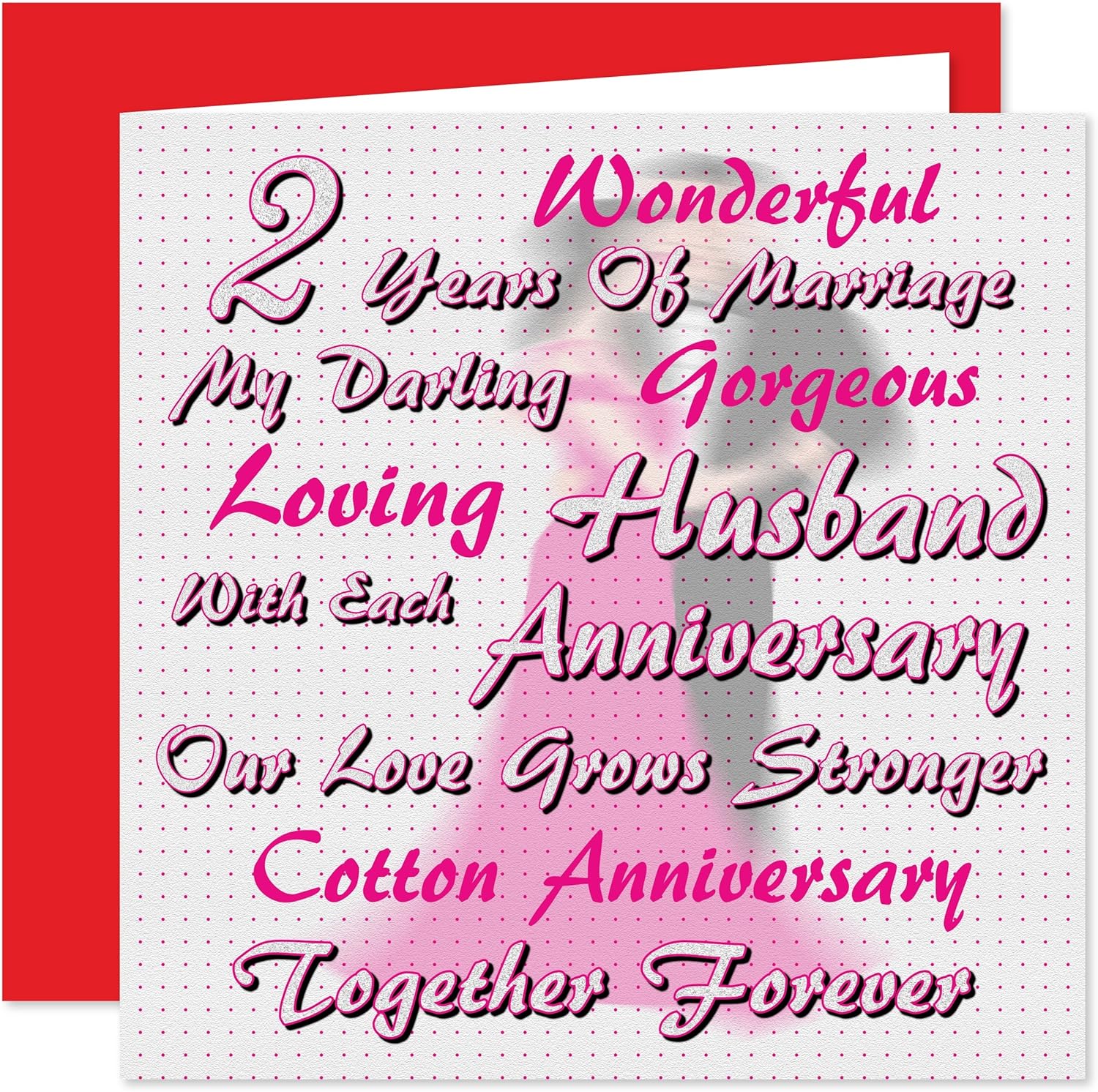 cotton anniversary card for husband