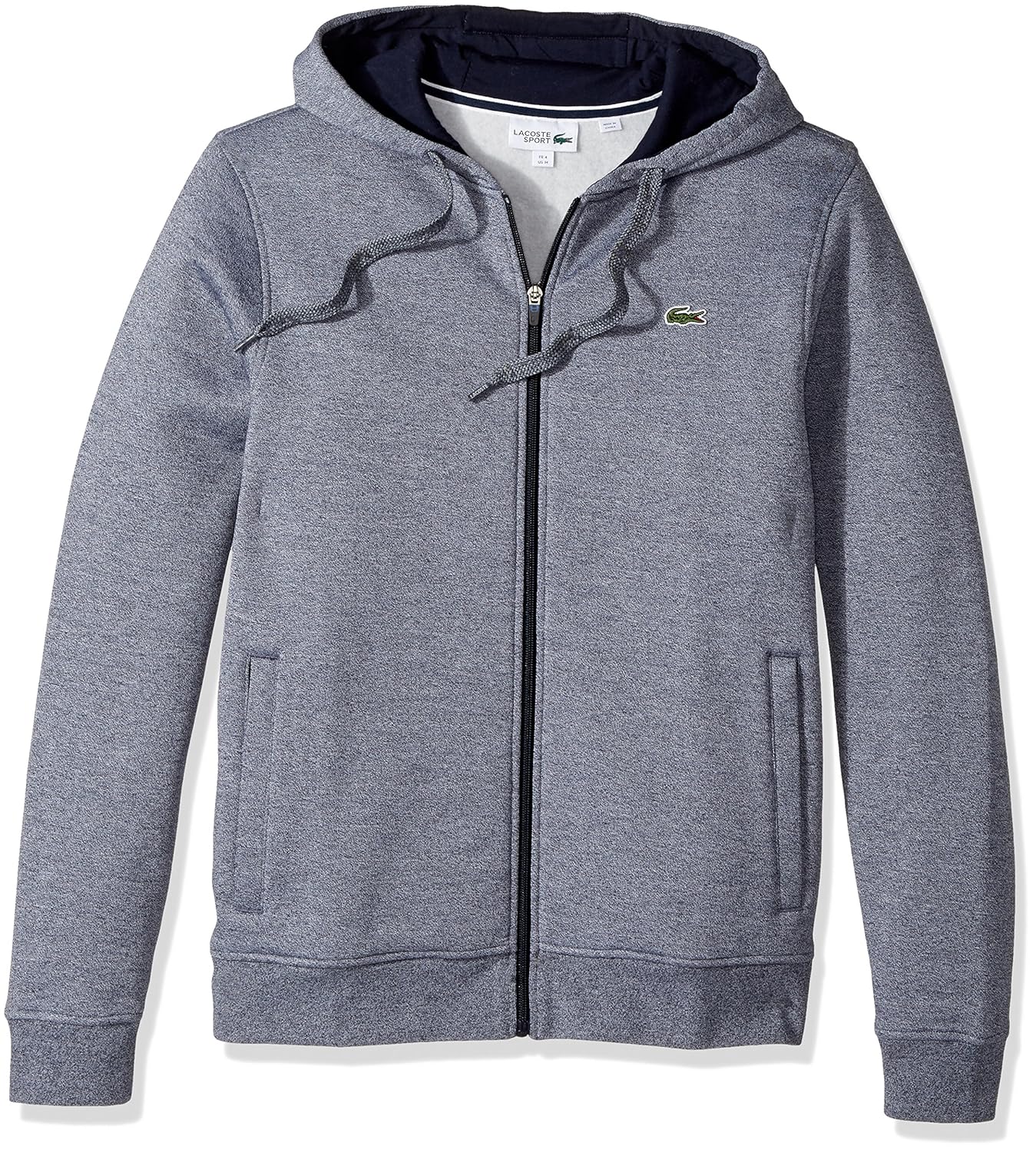 lacoste sport full zip hoodie
