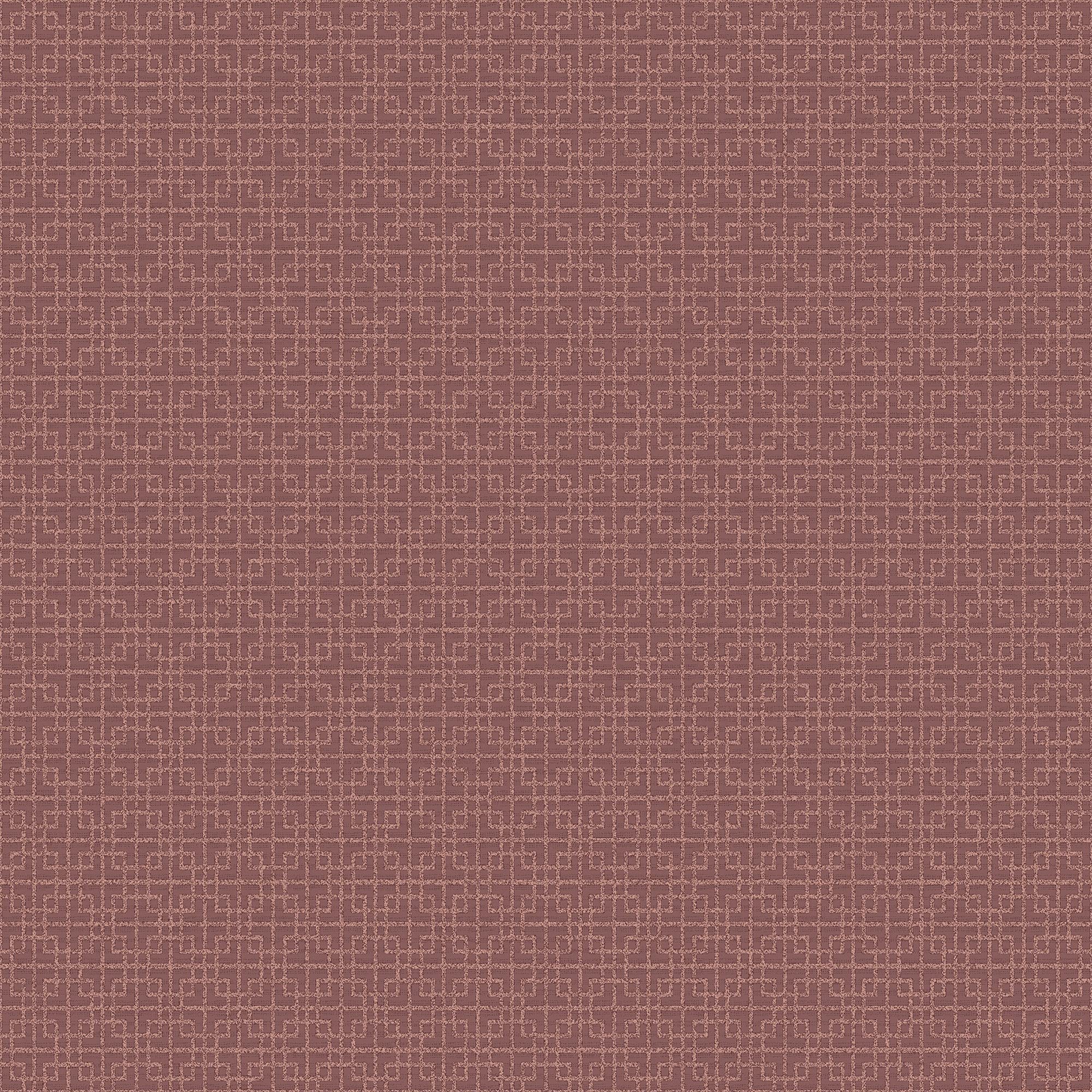 Galerie G56597 TexStyle Collection, Greek Key Design Wallpaper, Plum, 10m x 53cm