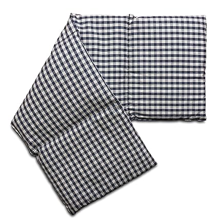 Almohada térmica compartimentada en 4 con huesos de cerezas ...