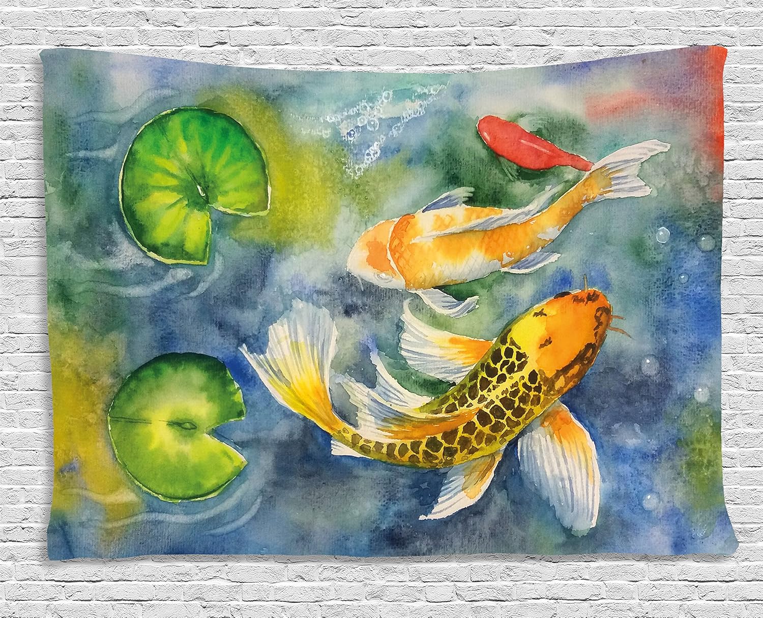 Best living room koi decor