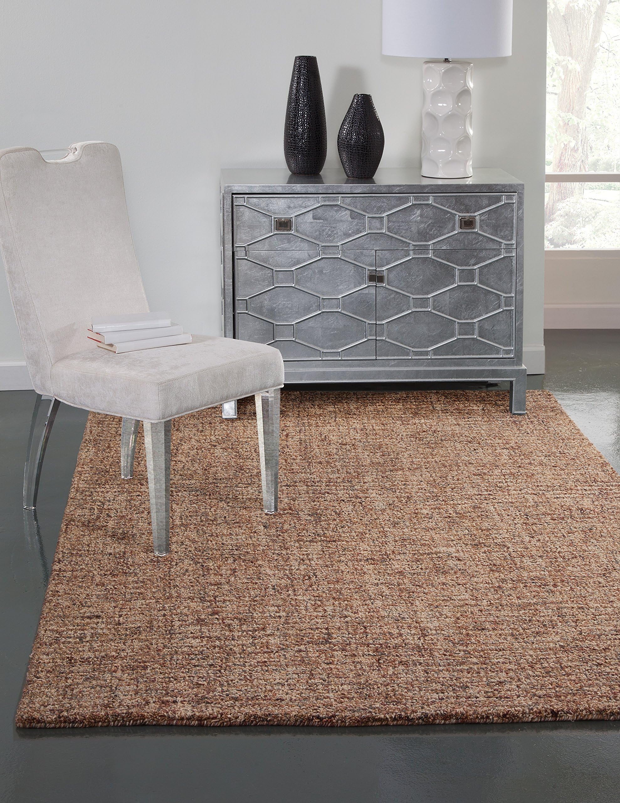 SI Area Rugs Textures Hand Made Area Rug, 5 by 8-Feet, Hyde