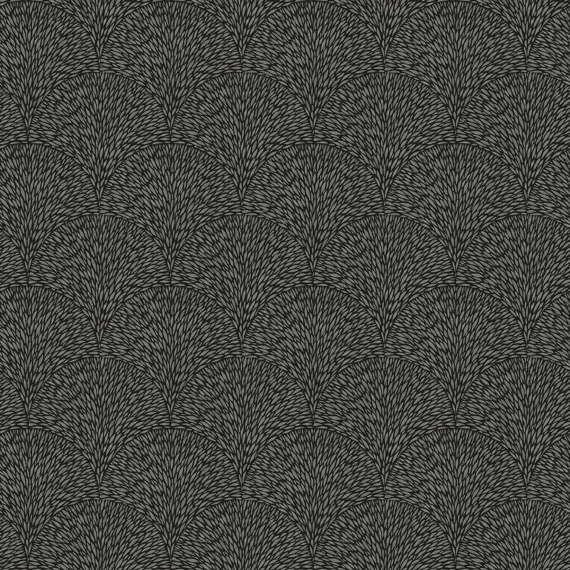 Galerie G56603 TexStyle Collection, Hedgehog Design Wallpaper, Black, 10m x 53cm