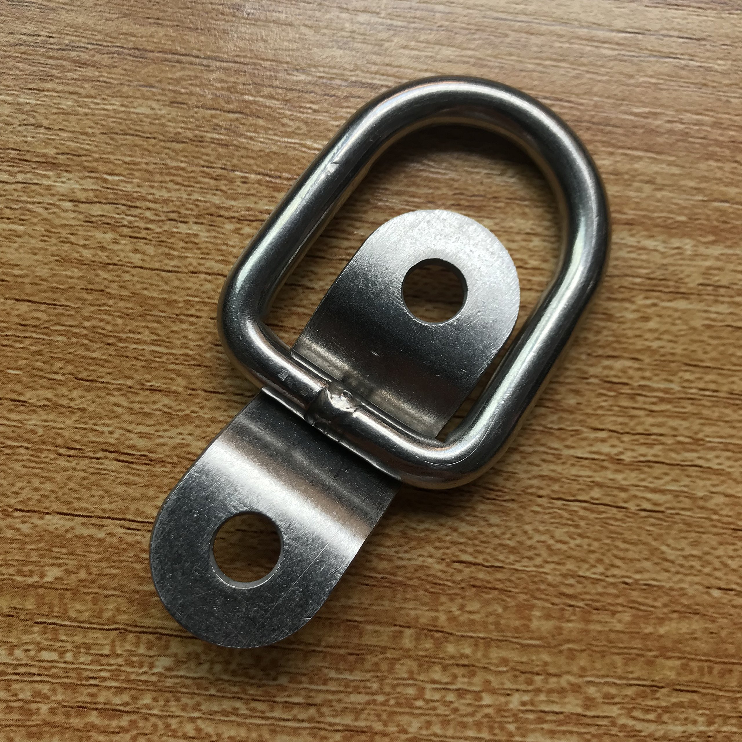 Stainless Steel D Ring Tie Down Anchor Surface Mount Tie Down Ring