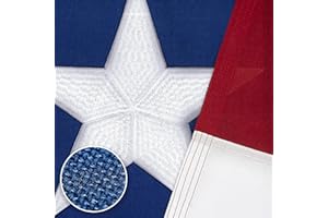DANF FLAG Texas Flag 3x5 Ft TearProof Series for Outside, Longest Lasting, Super Tough Fade Resistant Spun Polyester, High Wind TX Outdoor Flags Embroidered Stars, Sewn Stripes, Brass Grommets