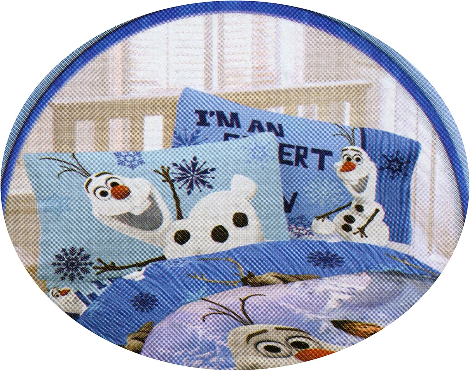 Amazon Com Disney Frozen Kid S Reversible Pillowcase Olaf Home