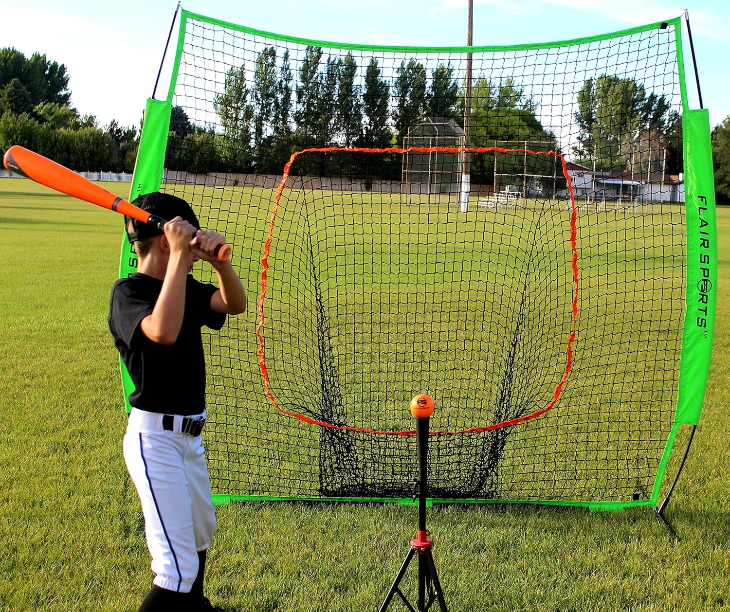 Flair Sports - 9 Pack Baseball and Softball Weighted Training Heavy Balls for Hitting and Pitching - Improve Power - Bonus Carry Bag Included (16 Ounces and 3” Diameter) - Limited Flight : Sports & Outdoors
